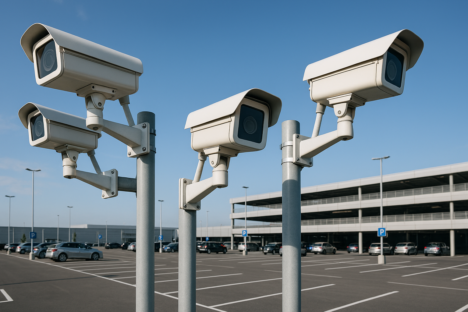 Security Cameras for Parking Lots and Garages: Placement, Specs, and Integration